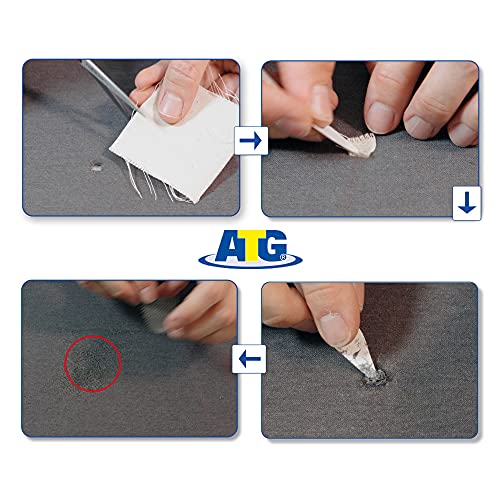 ATG Autozubehör-Teile-Gerl Kit de reparación de Quemaduras en el Asiento del Coche, para Toda la tapicería, Parche de Alfombra, Cuidado del sofá, Interiores, Agujero Quemado, Multicolor, 13 Piezas