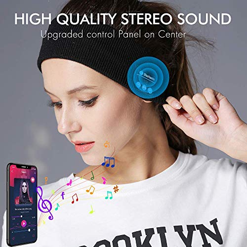 Auriculares de Dormir Bluetooth 5.0 Sleep Eye Mask, 3D Sleepphones inalámbricos Sleeping Travel Music Eye Cover con altavoz estéreo HD ultrafino （diadema）