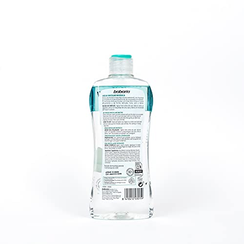 Babaria – Agua Micelar Bifásica con Aloe Vera para pieles normales/mixtas - 400 ml