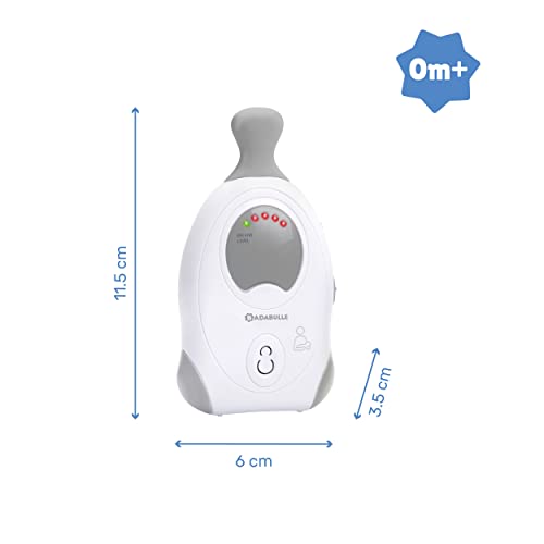 Badabulle Baby Online Monitor de bebé de audio de 300 m con luz nocturna