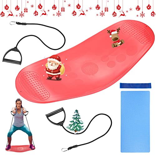 Balance Board con Asas Tabla de Equilibrio Balance Trainer Cojín de Equilibrio Twist Waist Disc Board, Plataforma de Equilibrio para Yoga Pilates Coordinación y Equilibrio Equilibrio Fitness