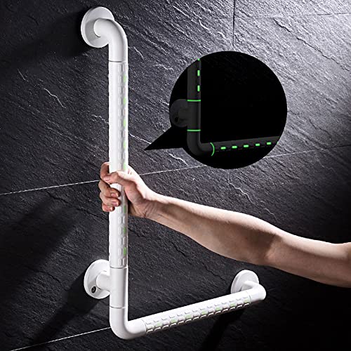 Barra de agarre para baño, Asa de Seguridad para Baño de Acero Inoxidable Montado en la Pared Antideslizante Agarrador Ducha para Niños y Personas Mayores (60*40cm)