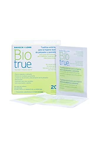 BAUSCH + LOMB - Biotrue® Toallitas - 20 Unidades 80 g