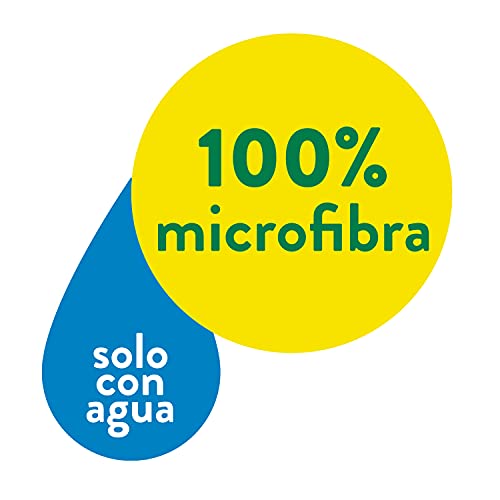 Bayeco - Bayeta cristales y baños - Solución perfecta para espejos, cristales y limpieza del baño - Bayeta microfibra con gran capacidad de absorción - No deja marcas y pelusas - 1 unidad