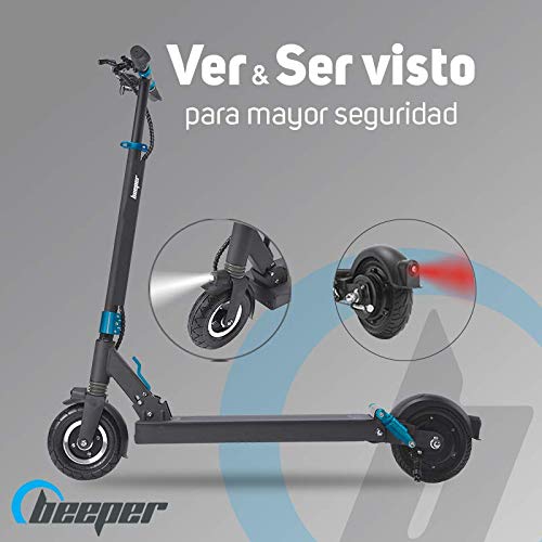 BEEPER Scooter Patinete eléctrico 8 Pulgadas 350W 36V 6Ah 13 Ah Speed FX8-G2 (FX8-G2-6)