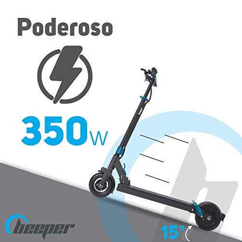 BEEPER Scooter Patinete eléctrico 8 Pulgadas 350W 36V 6Ah 13 Ah Speed FX8-G2 (FX8-G2-6)