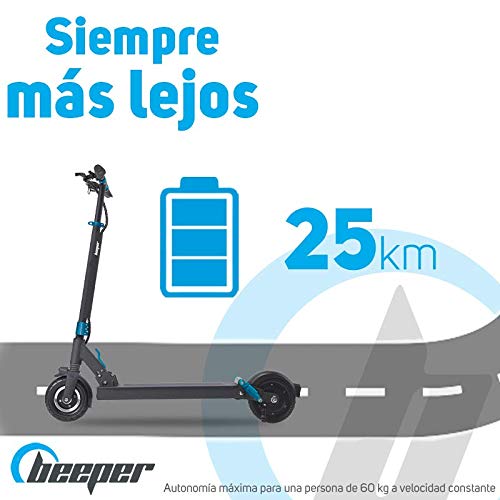 BEEPER Scooter Patinete eléctrico 8 Pulgadas 350W 36V 6Ah 13 Ah Speed FX8-G2 (FX8-G2-6)