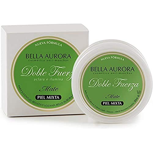 BELLA AURORA Anti-Manchas Crema Clásica Piel Mixta-Grasa Noche, Quitamanchas Facial, Codos y Rodillas, Despigmentante Facial Manchas Piel, Doble Fuerza, 30 Mililitros