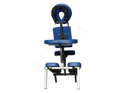 BELTOM Banco Silla Masaje Tatuajes Portátil Estética Plegable Ergonomica Fisioterapia - Azul