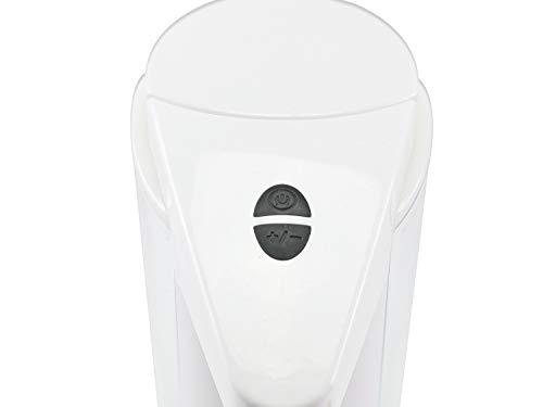 Beper P201UTP004 Dispensador automático jabón y Gel desinfectante, , Dispensación Ajustable, Sensor de precisión, Protección Anti-caída, Capacidad de 370ml, Blanco