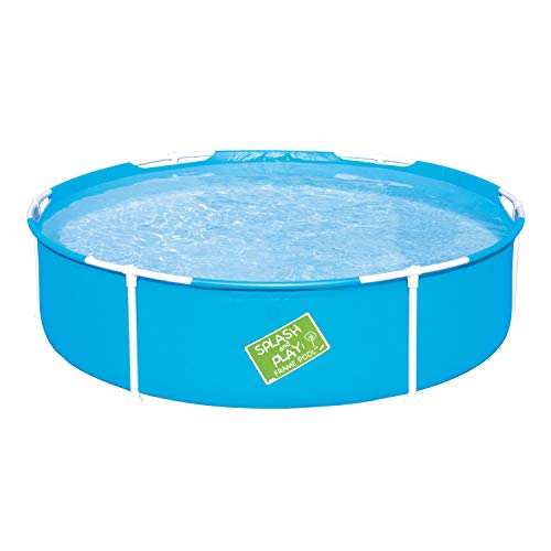 BESTWAY 56283 - Piscina Desmontable Tubular Infantil Mi Primera Piscina 152x38 cm 580 Litros con Válvula de drenaje Marcos Anticorrosión y Parche de Reparación