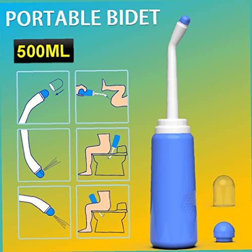 Bidé pulverizador posparto botella botella portátil tocador de viaje bidé baño vaginal lavado vaginal para bebés mujeres postrado de paciente