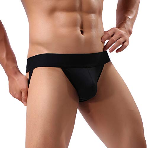 Billtop Jockstrap Suspensorio Sexy Tanga para Hombre Slips Ropa Interior Thong lencería Deporte