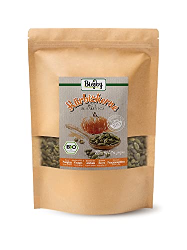 Biojoy Semillas de Calabaza orgánico, crudas y sin sal (1 kg)