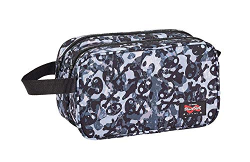 Blackfit8 Skulls Neceser, bolsa de aseo adaptable a carro