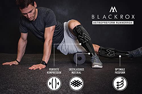 BLACKROX Medias de compresión deportivas, calcetines de compresión para correr, fútbol, hombre y mujer