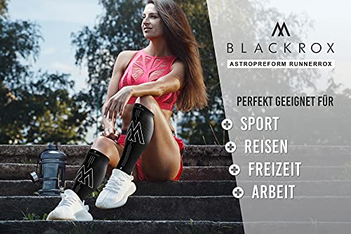 BLACKROX Medias de compresión deportivas, calcetines de compresión para correr, fútbol, hombre y mujer