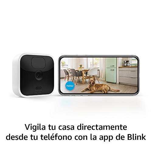 Blink Indoor | Cámara de seguridad HD inalámbrica con 2 años de autonomía, detección de movimiento, audio bidireccional | 1 cámara