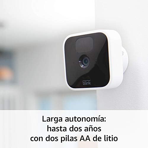 Blink Indoor | Cámara de seguridad HD inalámbrica con 2 años de autonomía, detección de movimiento, audio bidireccional | 1 cámara