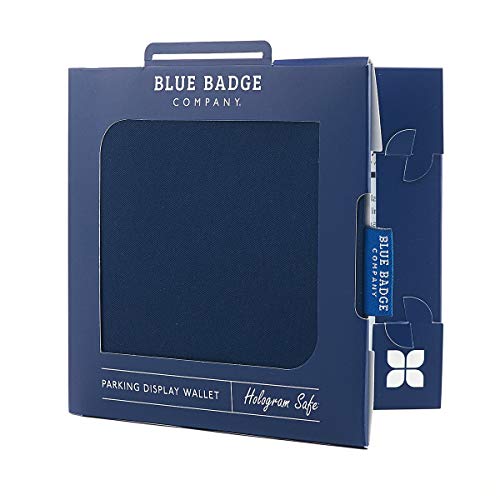 Blue Badge Company NVY-NVDR-6162 - Funda para tarjetas de aparcamiento para discapacitados, color azul