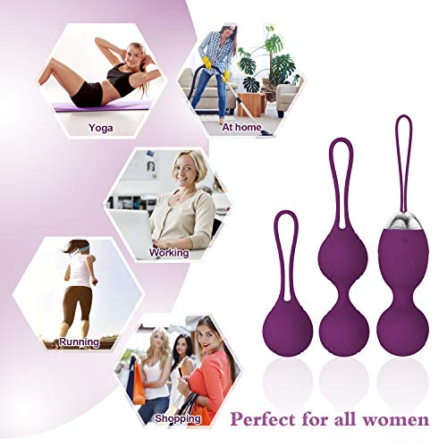 Bolas Chinas Ejercicios Pelvicos Mujeres Salud Masajeador Entrenador Muscular Suelo Pelvico Vejiga Control Remoto Distancia Impermeable Recargable Kegel Bolas