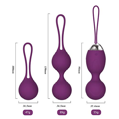 Bolas Chinas Ejercicios Pelvicos Mujeres Salud Masajeador Entrenador Muscular Suelo Pelvico Vejiga Control Remoto Distancia Impermeable Recargable Kegel Bolas