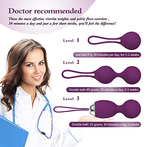 Bolas Chinas Ejercicios Pelvicos Mujeres Salud Masajeador Entrenador Muscular Suelo Pelvico Vejiga Control Remoto Distancia Impermeable Recargable Kegel Bolas