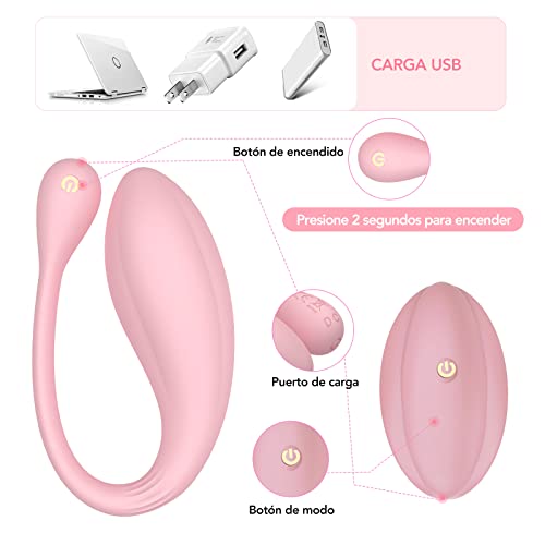 Bolas Chinas para Mujer - Bola de ejercicio Kegel Weight Ball 10 modos de ejercicio Kegel para ejercicios del suelo pélvico y control de la vejiga, Rosa Claro