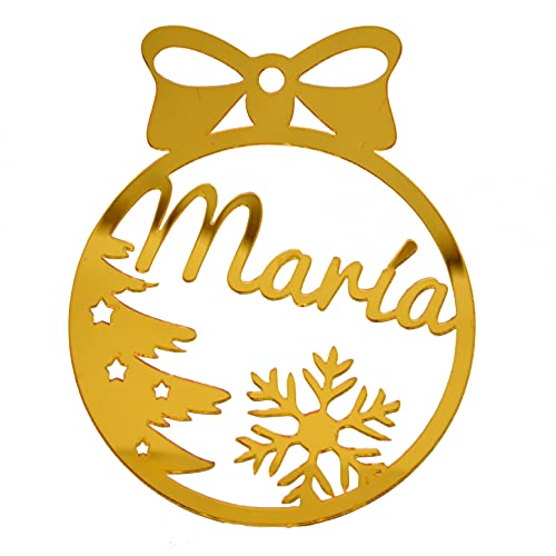 Bolas de Navidad personalizadas para árbol. Adornos navideños originales.