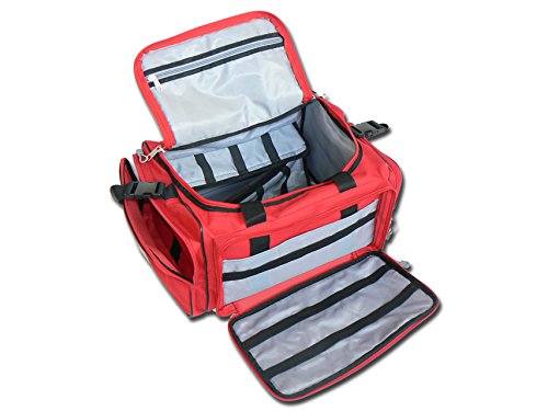 Bolsa de emergencia GIMA, rojo, de emergencia, trauma, rescate, médico, primeros auxilios, enfermera, paramédico, bolsa de bolsillo multibolsillos 35 x 45 x 21 cm