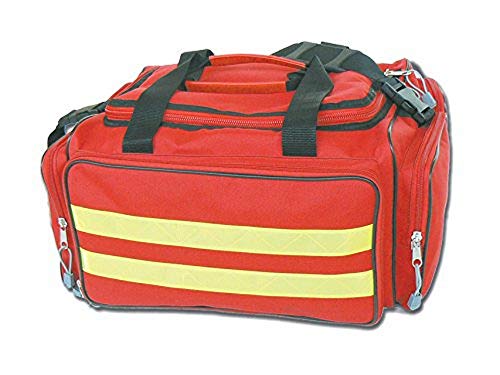 Bolsa de emergencia GIMA, rojo, de emergencia, trauma, rescate, médico, primeros auxilios, enfermera, paramédico, bolsa de bolsillo multibolsillos 35 x 45 x 21 cm