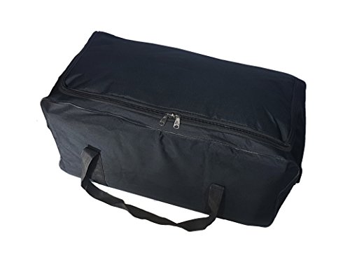 Bolsa de Viaje Deportes Maleta Trolley Grande 140L con Ruedas. Talla XXL. Negro