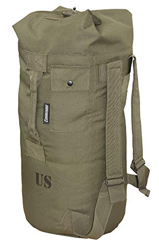 Bolsa X-lite US Army Airforce 80 cm x 50 cm US Seesack Marinesack Mochila Bandolera Ropa Varios Modelos (Oliva)