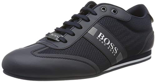 BOSS Lighter_lowp_mxme, Zapatillas Hombre, Azul (Dark Blue 401), 42 EU