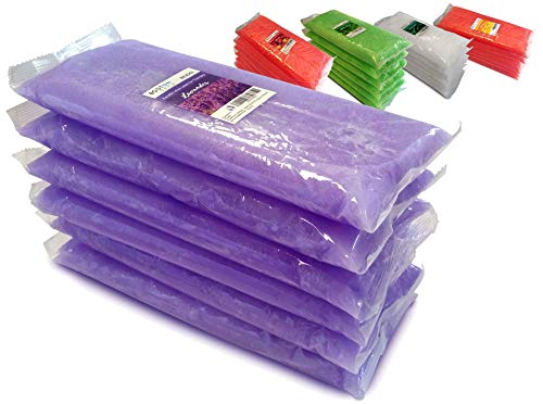 Boston Tech BE-106l - Cera de parafina con aroma a Lavanda para tratamiento de manos y pies. Tratamiento para artritis y dolores musculares. Paquete de 6 bloques. …