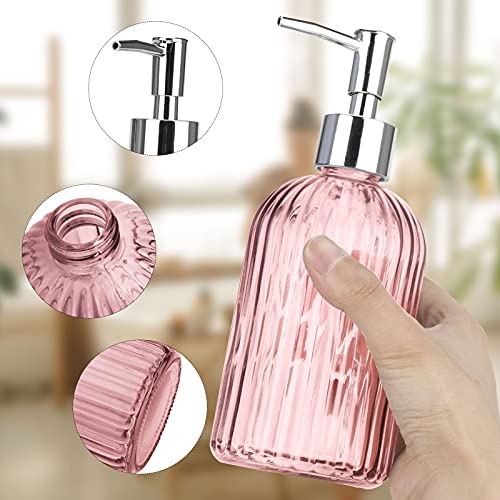 Botes para Gel y Champu, 2 PCS Dispensador Jabon Gel Ducha, Bote Gel Hidroalcoholico Juego Accesorios para Baño Cocina, Dispensador para Jabon Liquido Manos, Detergente Cocina Baño - 500ML