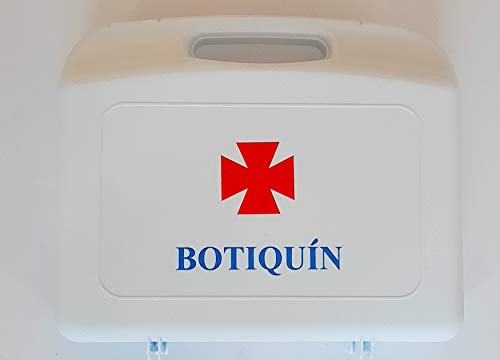 Botiquin maletín primeros auxilios con dotacion 310mm x 270mm x 80mm doble cierre de seguridad