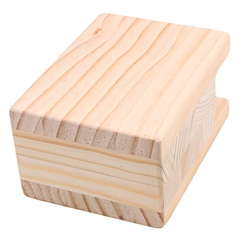 BQLZR 10 x 7 x 13,5 cm madera mesa escritorio cama elevador elevador muebles almacenamiento para 4 cm ranura pies hasta 10 cm elevación paquete de 4