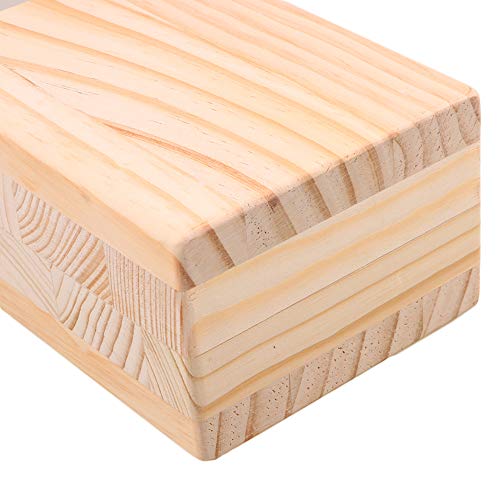 BQLZR 10 x 7 x 13,5 cm madera mesa escritorio cama elevador elevador muebles almacenamiento para 4 cm ranura pies hasta 10 cm elevación paquete de 4