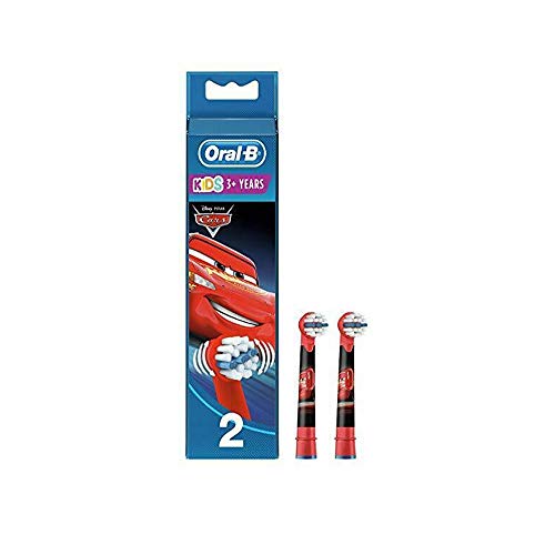 Braun Oral-B cabezales Stages Power Kids Cars Pack de 2 cabezas de cepillo Niños EB10  2 K