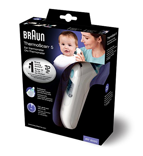 Braun Thermoscan 5 - Termómetro auricular con precisión profesional