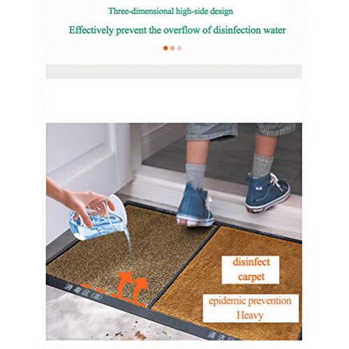 BSTQC Felpudo Desinfectantes, Almohadilla Antideslizante Absorbente de Agua Alfombra Limpia Zapatos para El Hogar, Restaurante, Hospital, Entrada De La Oficina