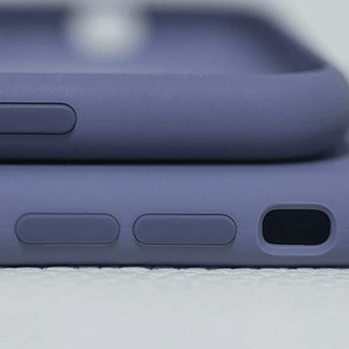 CABLEPELADO Funda Silicona iPhone X/XS Textura Suave Color Azul Cobalto