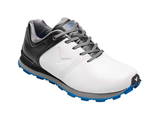 Callaway Apex Junior 2019 Zapato de golf Unisex Niños, Blanco/Negro, 37 EU