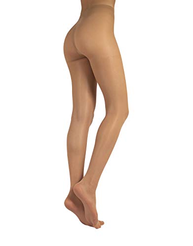 CALZITALY Medias Invisibles Refrescantes | Panty De Verano | Natural, Negro | S, M, L, XL | 7 DEN | Calcetería Italiana | (M, Natural)