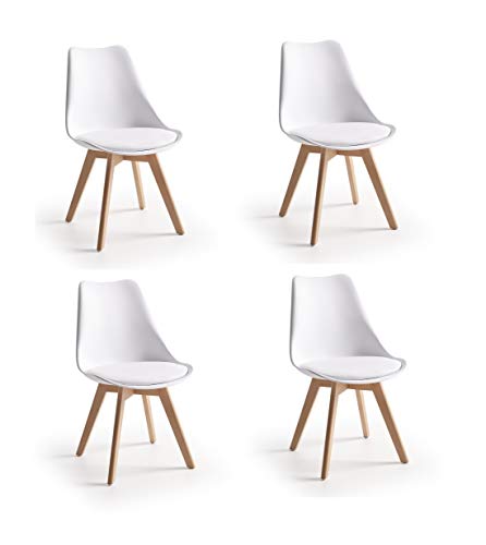 CAMBIA TUS MUEBLES- PACK DE 4 SILLAS TULIPA TOWER