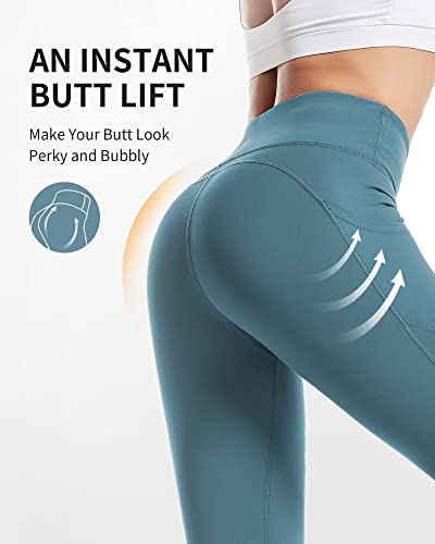 CAMBIVO Leggins Mujer, Mayas Deportivas Cintura Alta, Pantalón Mallas de Deporte para Yoga, Running, Fitness, Estiramiento, Pilates