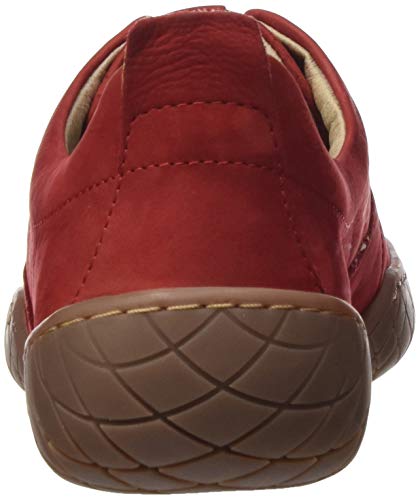 camel active Inspiration, Zapatos de Cordones Derby Mujer, Rojo (Red 05), 36 EU