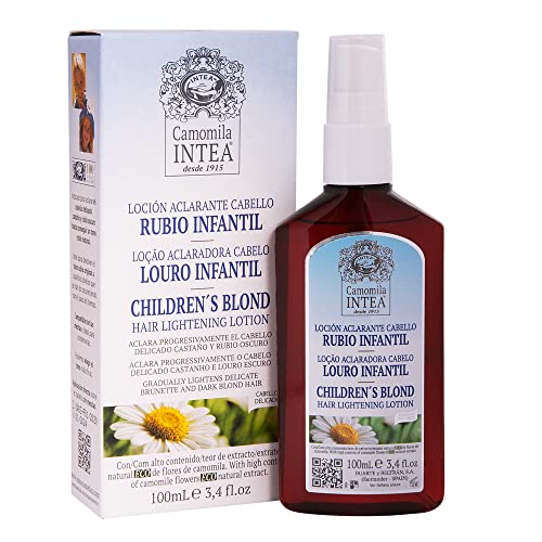 Camomila intea premium – Spray Infantil alarador de cabello rubio natural - Extracto natural ecológico de manzanilla – 100 ML