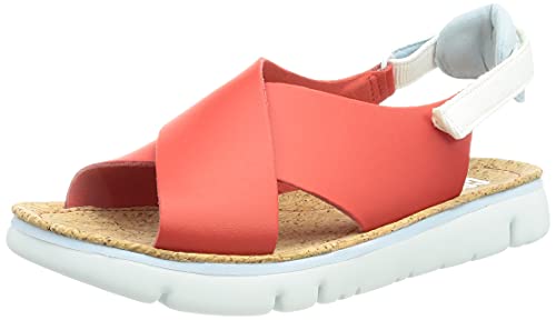 CAMPER Oruga Sandal, Sandalia. Mujer, Rojo, 38 EU